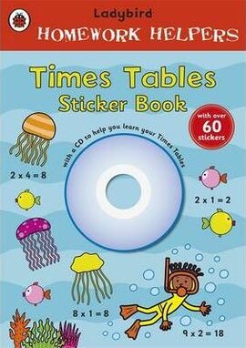 Homework Helpers: Times Tables. Sticker Book with CD - фото книги