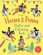 Horses & Ponies. Sticker and Colouring Book - фото обкладинки книги