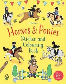 Horses & Ponies. Sticker and Colouring Book - фото книги