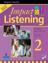 Impact Listening Level 2 Student's book+CD (підручник+аудіодиск) - фото обкладинки книги