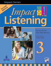 Impact Listening Level 3 Student's book+CD (підручник+аудіодиск) - фото обкладинки книги
