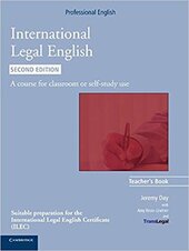 International Legal English Teacher's Book: A Course for Classroom or Self-study Use - фото обкладинки книги