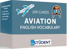 Картки англійських слів Aviation English. 105 карток - фото книги