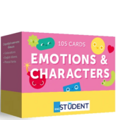Картки англійських слів Emotions & Characters 105 карток - фото обкладинки книги