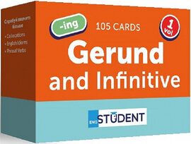Картки англійських слів Gerund and Infinitive vol.1 105 карток - фото книги