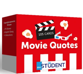 Картки англійських слів Movie Quotes 105 карток - фото книги