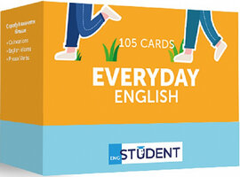 Картки для вивчення англійських слів. Everyday English. 105 карток - фото книги