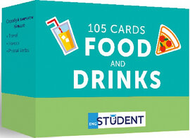 Картки для вивчення англійських слів Food and Drinks. 105 карток - фото книги