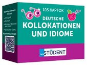 Картки німецьких слів English Student — Kollokationen und Idiome 105 карток - фото обкладинки книги