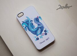 Кейс для телефона IPhone 4, 5 "Птах мрії" - фото книги