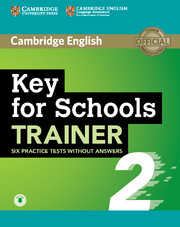 Key for Schools Trainer 2 Six Practice Tests without Answers with Audio - фото книги