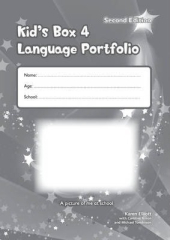 Kid's Box Level 4 Language Portfolio - фото обкладинки книги