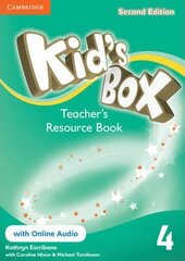 Kid's Box Level 4 Teacher's Resource Book with Online Audio - фото обкладинки книги