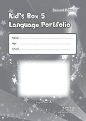 Kid's Box Level 5 Language Portfolio - фото обкладинки книги