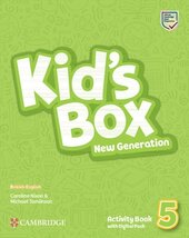 Kid's Box New Generation 5 Activity Book with Digital Pack - фото обкладинки книги