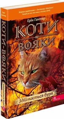 Коти-вояки. Книга 4. Здіймається буря (м'яка обкл.) - фото книги