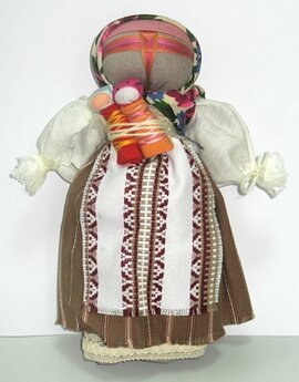 Лялька-мотанка. Богородиця Маріанна. - фото книги