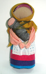 Лялька-оберіг "Богородиця з дитиною" (маленька) - фото обкладинки книги