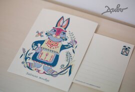 Листівка "Диво. Зайчиха" - фото книги