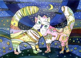 Листівка "Марцові коти" Наталя Курій-Максимів - фото книги