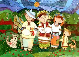 Листівка "Родина" Наталя Курій-Максимів - фото книги