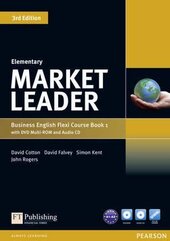 Market Leader 3rd Edition Elementary Flexi Student Book 1 + DVD + CD (підручник) - фото обкладинки книги