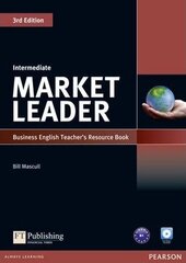 Market Leader 3rd Edition Intermediate Teacher's Resource Book + Test Master CD (книга вчителя) - фото обкладинки книги