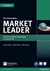 Market Leader 3rd Edition Pre-Intermediate Student Book + DVD + Lab (підручник) - фото обкладинки книги