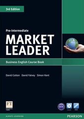 Market Leader 3rd Edition Pre-Intermediate Student Book + DVD (підручник) - фото обкладинки книги