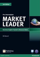 Market Leader 3rd Edition Pre-Intermediate Teacher's Resource Book + Test Master CD (книга вчителя) - фото обкладинки книги
