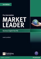 Market Leader 3rd Edition Pre-Intermediate Test File - фото обкладинки книги