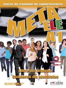 Meta ELE : Libro del alumno + cuaderno de ejercicios + audio download A1 - фото книги