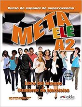 Meta ELE : Libro del alumno + cuaderno de ejercicios + audio download A2 - фото обкладинки книги
