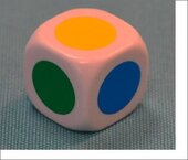 Mini Flashcards Language Games: Dice - Colours. Pack of 10 - фото обкладинки книги