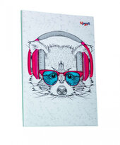 "Music note raccoon" А5 - фото обкладинки книги