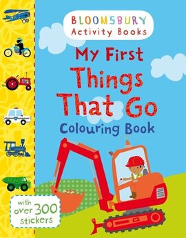 My First Things That Go Colouring Book - фото книги