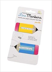 Набір закладок Line Markers Pencils (2шт.) - фото обкладинки книги