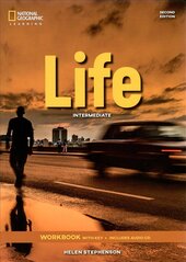 National Geographic Learn Second Edition Life Intermediate Workbook with Key includes Audio CD Helen Stephenson - фото обкладинки книги