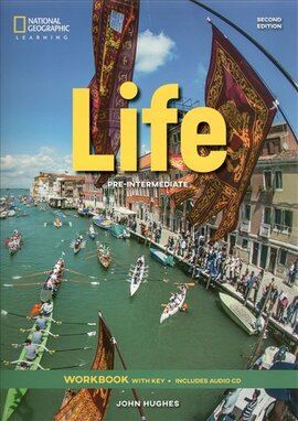 National Geographic Learn Second Edition Life Pre-Intermediate Workbook with Key includes Audio CD John Hughes - фото книги