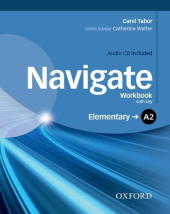 Navigate Elementary A2: Workbook with Key with Audio CD - фото обкладинки книги