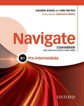 Navigate Pre-Intermediate B1: Coursebook with DVD and Online Practice - фото обкладинки книги