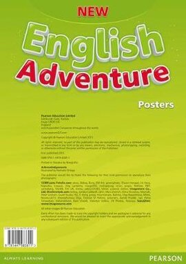 New English Adventure 1 Posters (плакати) - фото книги