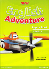 New English Adventure 1 Student Book + DVD (підручник) - фото обкладинки книги