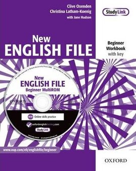New English File Beginner. Workbook with Key with MultiROM - фото книги