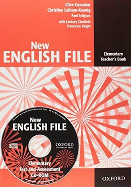 New English File Elementary. Teacher's Book with Test and Assessment CD-ROM - фото книги