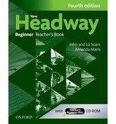 New Headway 4th Edition Beginner:Teacher's Book with Teacher's Resource (книга вчителя) - фото обкладинки книги