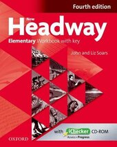 New Headway 4th Edition Elementary: Workbook with Key with iChecker CD-ROM - фото обкладинки книги