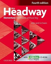 New Headway 4th Edition Elementary: Workbook without Key with iChecker CD - фото обкладинки книги