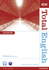 New Total English Advanced Workbook with Key and Audio CD (робочий зошит + аудіодиск) - фото обкладинки книги