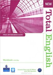 New Total English Pre-Intermediate Workbook  + Key + CD (робочий зошит) - фото обкладинки книги